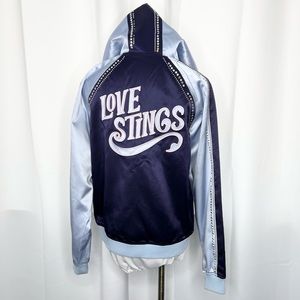 ❗️NWOT❗️OPENING CEREMONY 100% Silk “Love Stings” Embroidered Reversible …